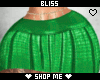LLXL GREEN CROC SKIRT