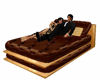 Brown Leather Lounger