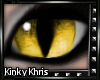 [K]*Yellow Cat Eyes {M}