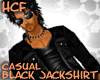 HCF Black Jackshirt deri