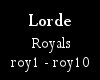 [DT] Lorde - Royals