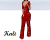 Red Winter Jumpsuit