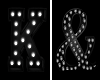 Double Sided Letter K &