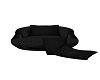black cuddle couch