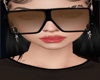 brown glasses