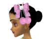 Pink Easter hair bow