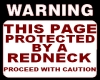 Redneck Warn sticker