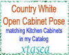 Country White Cabinet P.