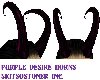 Purple Desire Horns