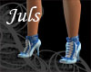 [J] Blue addidas Heels