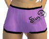 Sin~D PurpSwirl Shorts