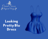 Looking Pretty Blu Dress
