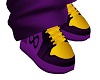 purple n gold shoes