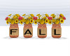 Fall Flower Table Deco