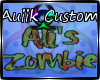 Custom Zombie Sign
