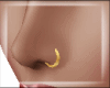 Left Nose Piercing Gold