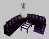 Purple Skull Couch