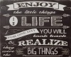 Enjoy Life Chalk Board