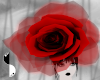 Red Rose Hairpin