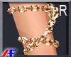 AF. Gold Chain Bracelet