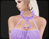 Lace Collar Lilac