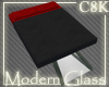 C8K Modern Glass Bed