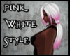 Pink White Miriam Hair