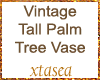 Vintage Palm Tree Vase