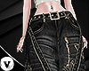V: Strap Jeans black