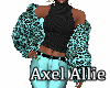 AA Aqua Snow Leopard Fur