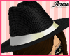 ANN Weave Hat BLACK
