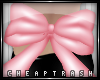 ♡ Pink Back Bow