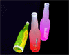 3 bottles neon poseless