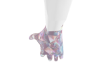 pink diamond glves