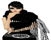 Black shawl