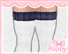 [Pup] Purp White Socks