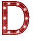 Letter D animated