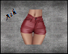 Ash. Red Leather Short