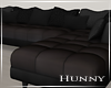 H. Black Couch / Sofa