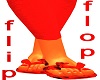 red flip flop