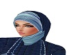 hijab blue