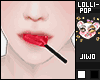 .J Heart Lollipop Red