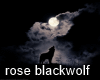 Animated Black Wolf