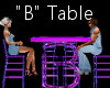 "B" Club Table for 4