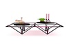 Blk/Pink Coffee Table