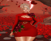 [L] VDAY Roses Dress