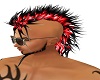 Mohawk red black grey