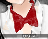 An! shcool bow tie red 