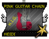 HIG Guitar PINK chain