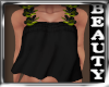 FLORA CROP V6 TOP BLK YE